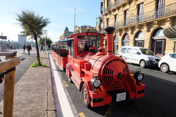 Front of tourist train